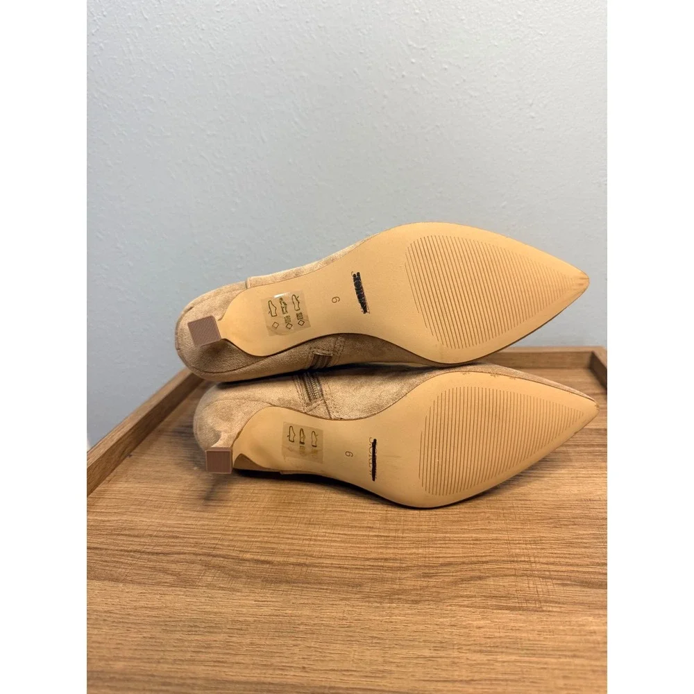 J.Crew Pointy-toe boots Tan Size 6‎